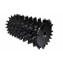 Роторы Cat Универсальный 18-дюймовый валец для рекультивации (2,4 м) Роторы Cat Универсальный 18-дюймовый валец для рекультивации (2,4 м)